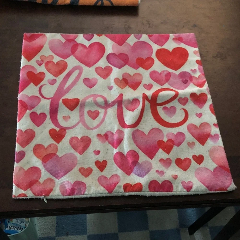 🍄 Seasonal Decorative Throw Pillow Covers - Trick orTreat & Love Hearts